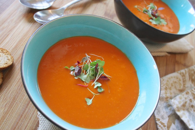 The Best Homemade Tomato & Carrot Soup Recipe