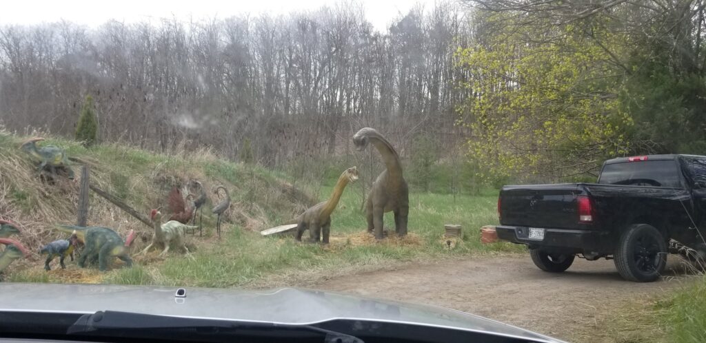 16 things to do during the pandemic - dino drive thru