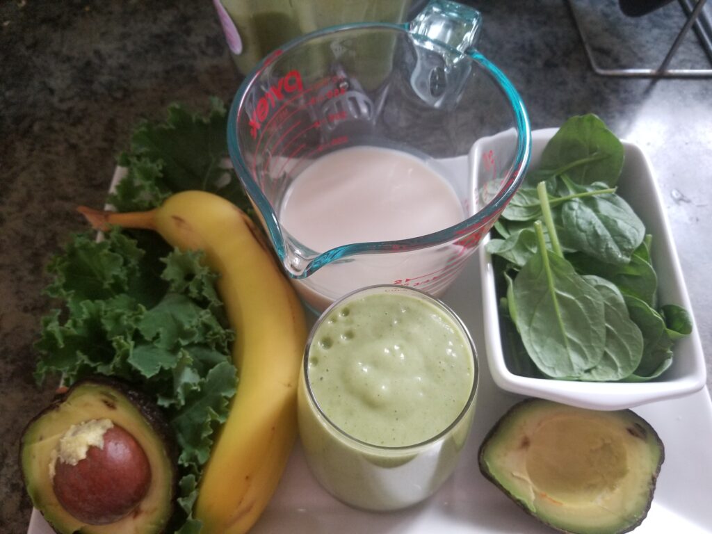 Avocado, Spinach & Kale Smoothie